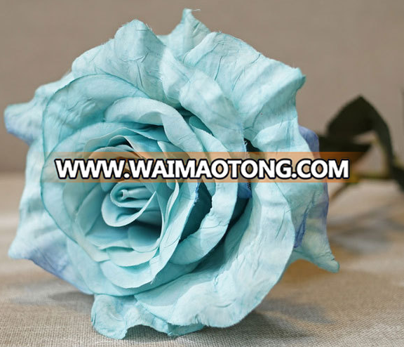 Hot sell simulated silk rose flowers for wedding