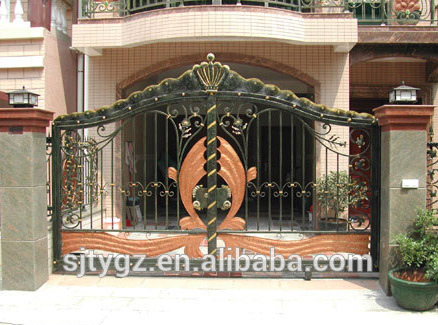 Excellent iron housing gate,wrought iron gate grill design