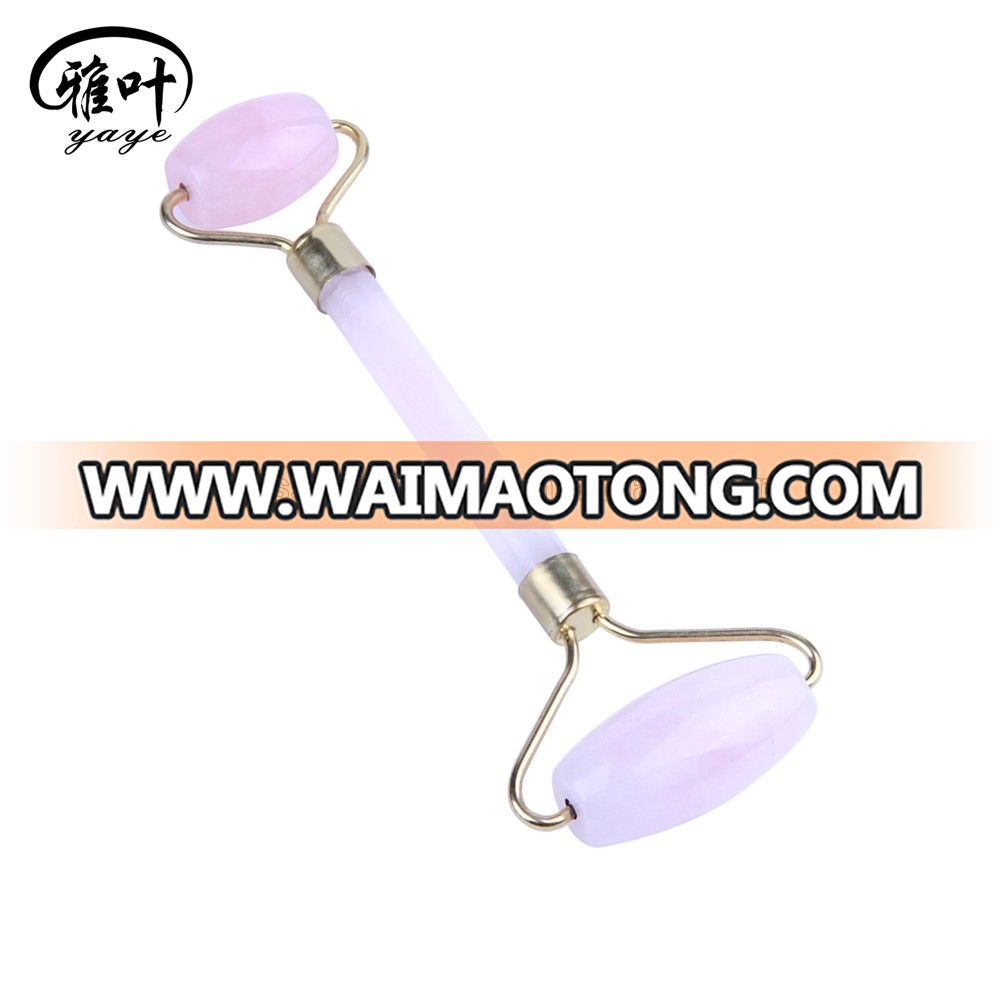 Rose Quartz Facial Jade Roller Body Massage Jade Roller For Wholesale