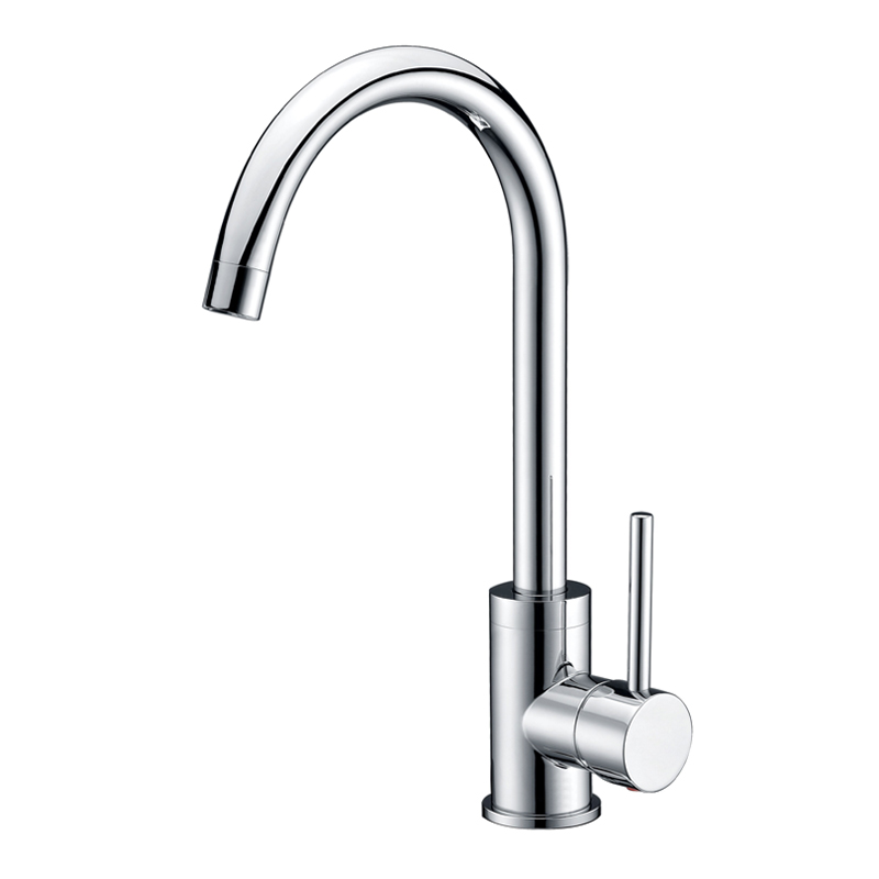 chinese single lever kitchen faucets gooseneck kitchen faucet brushed nickel griferia de lavamano