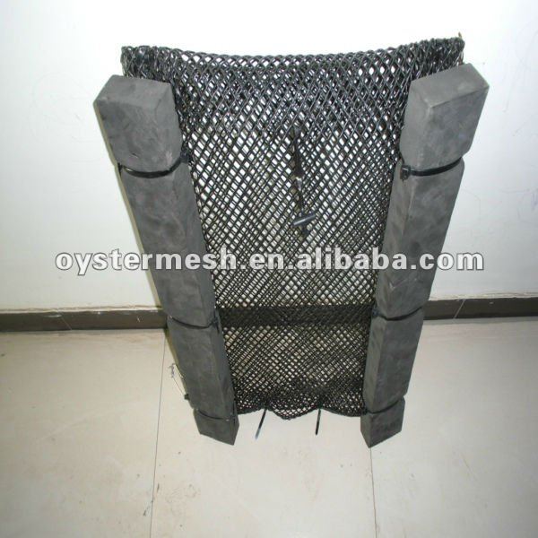 Foam Floating buoy Oyster Bag ,Plastic square oyster mesh