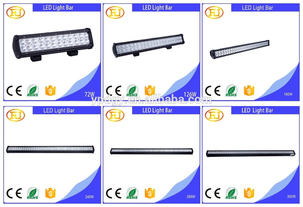 4d 18w tractor led light bar, 12v 24v car led light bar