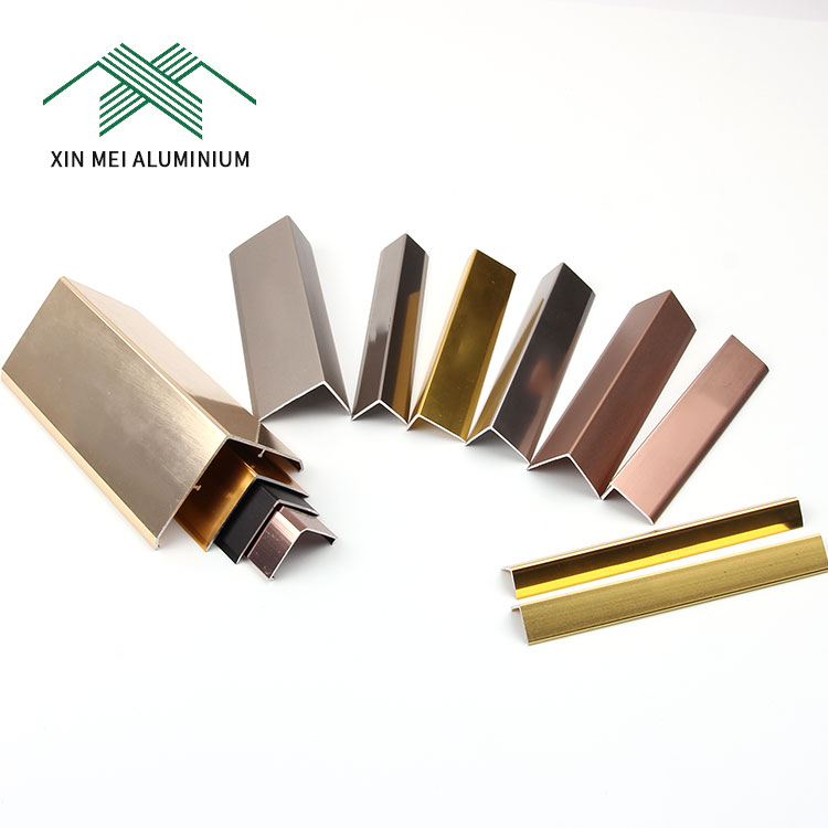 Wholesale Alibaba Cheap Brushed Brown Curved Tile Edge Trim