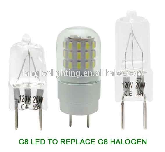 G8 120V 20W Halogen Light 20W 30W 50W G8 Short Lamp Bulb Spotlight Glass G8 Bulb