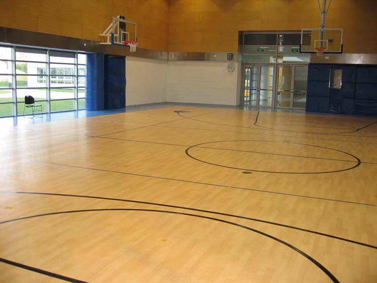 China Supplier Professional Gym Maple Wood Sports Flooring For Basketball Court