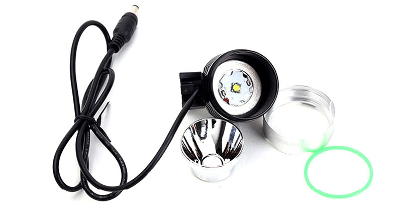 1 x Cree XM-L T6 LED Bike Light 4-Mode Super Bright LED Bicycle Light