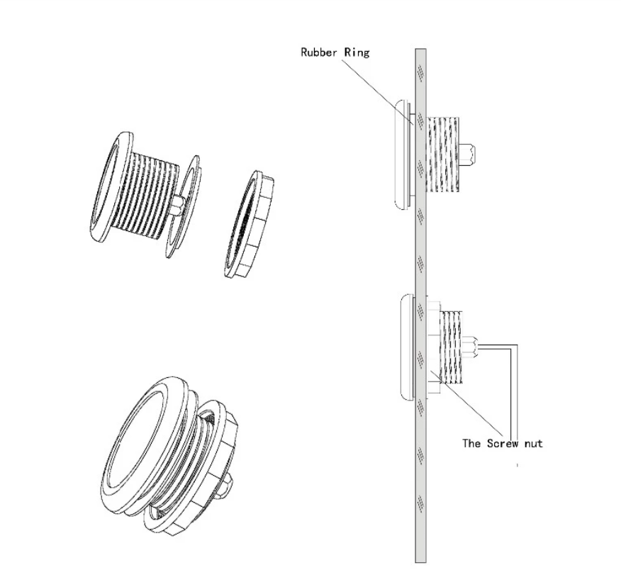 DC 12V underwater led lights for bathtubs