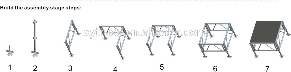 customizable aluminum portable booth exhibition truss