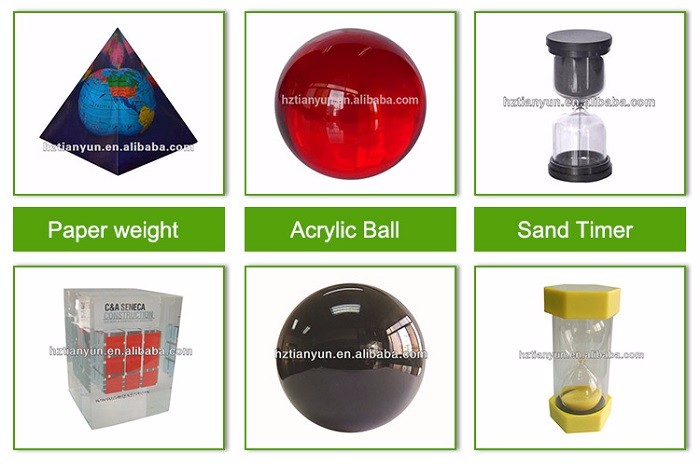 High quality large solid acrylic ball