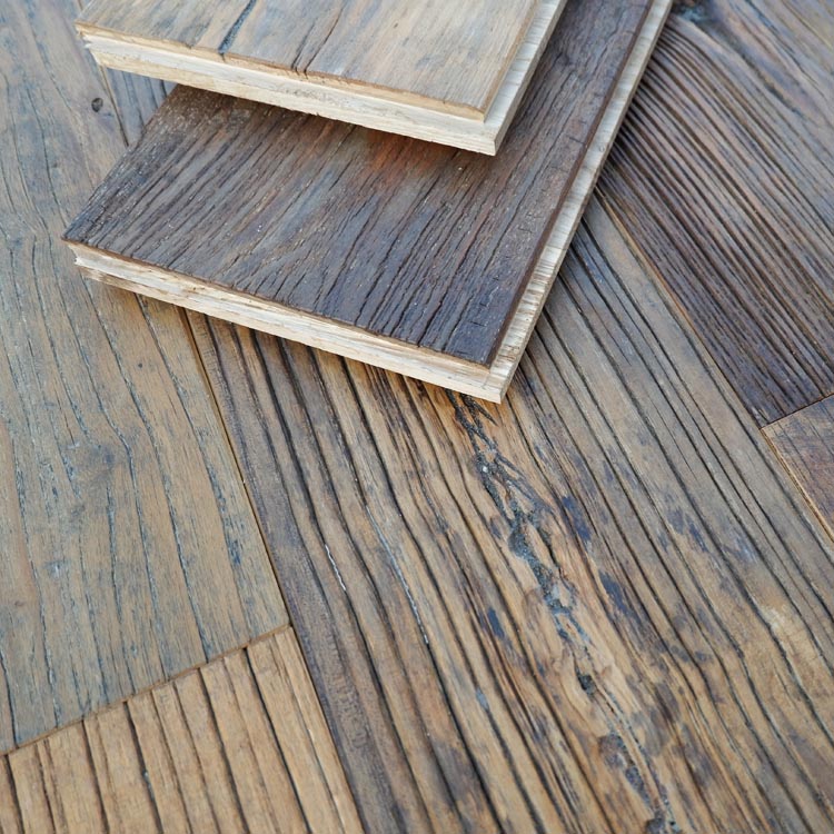 Reclaimed engineered timber wood flooring with Multilayer