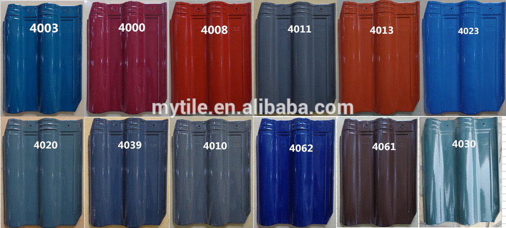 2014 China cobalt blue ceramic roof tile cheap price