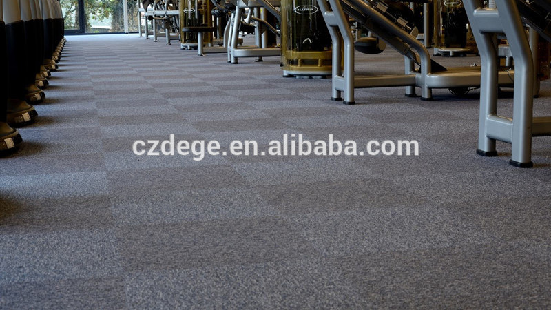 Commercial Fire-resistant PVC Backing Carpet Tiles