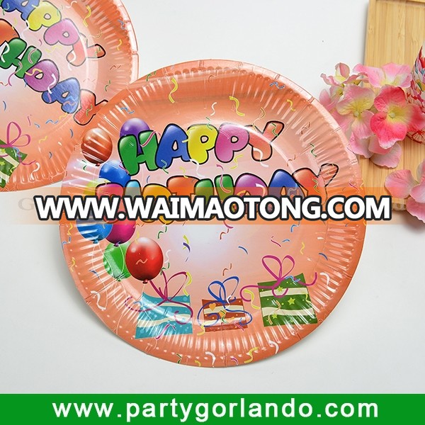 unique decorative themed birthday party plates