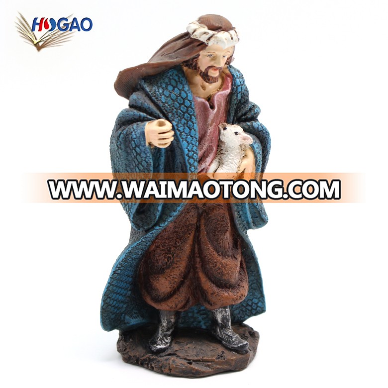 OEM catholic gift home decor souvenir gifts crafts small resin catholic religious statues christian decor figurines