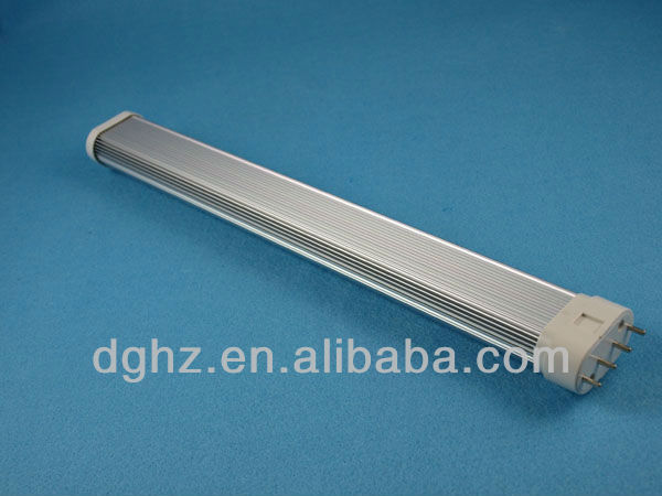 cover + aluminum led tube light casings with 2g11 LED lamp socket in China