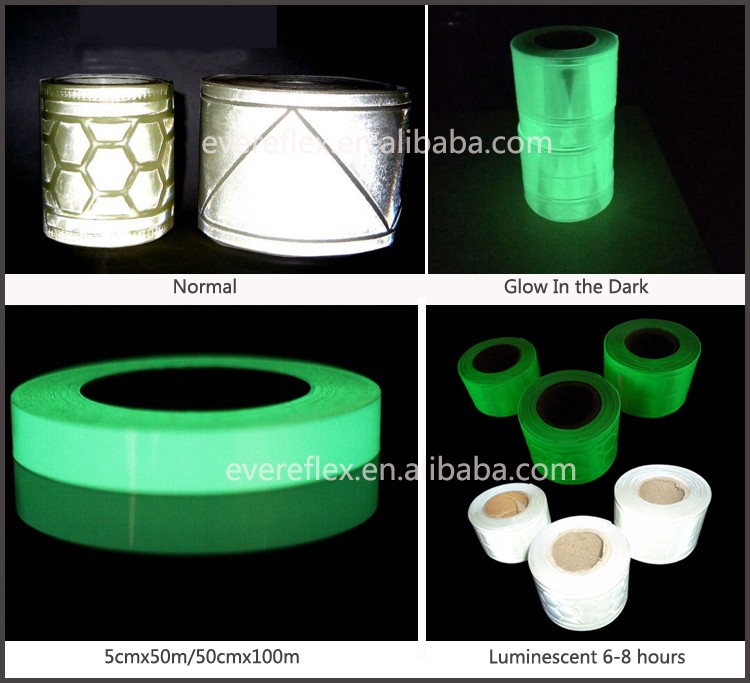 Glow In the Dark and Reflective Tape 3M for Garments