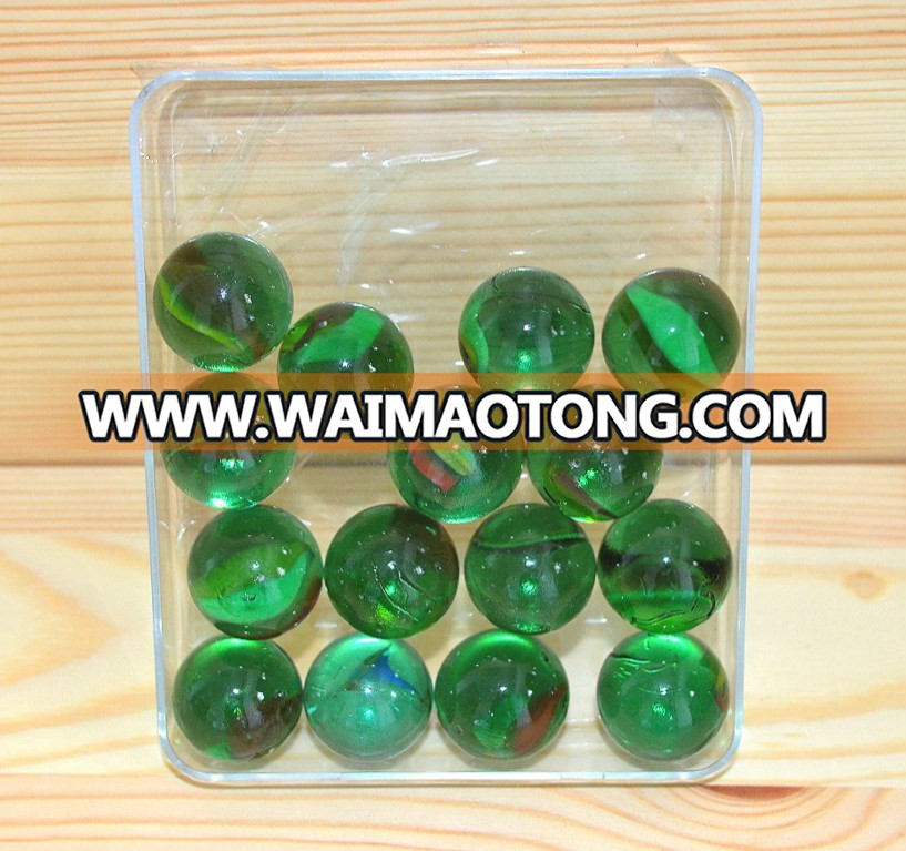 Customizable SenSheng Brand 25mm top glass small size clear checkers glass ball