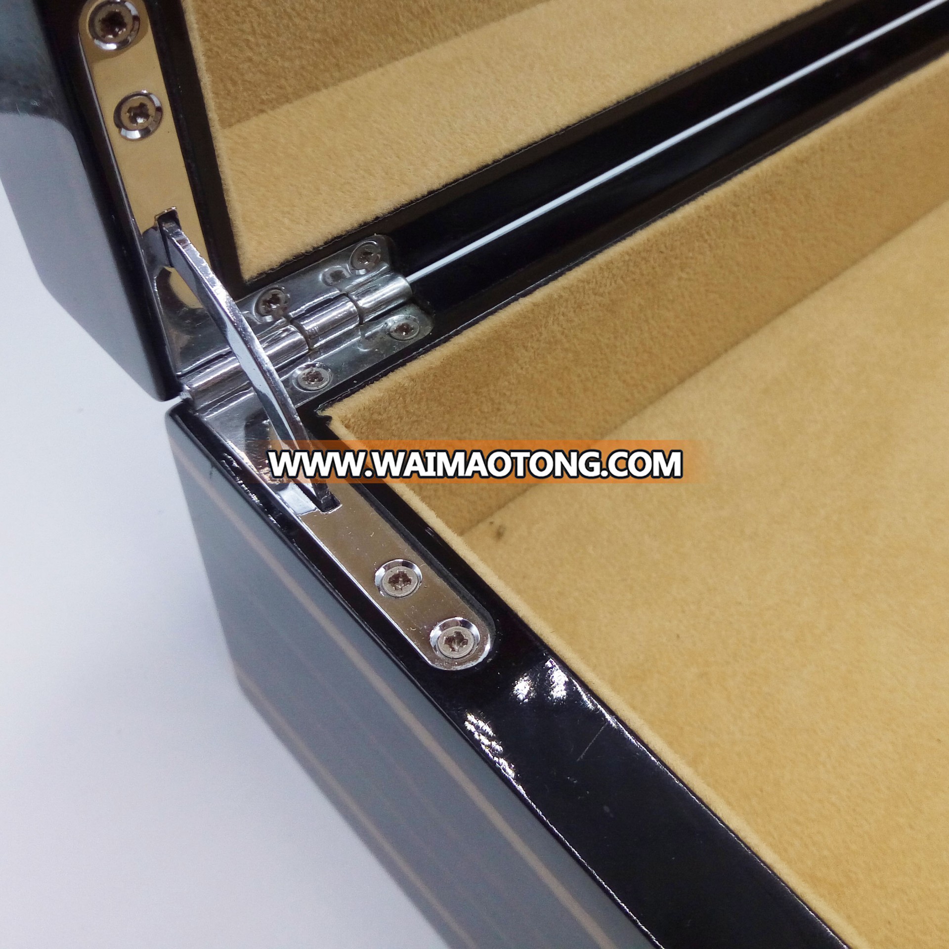 Hot classic new Chinese classic durable black wooden jewelry box