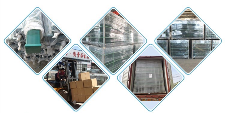 China Curved 2x2 galvanized welded wire mesh