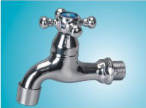 2017 new design plastic bibcock and chrome plated water tap in TK for russia ( BD-12)