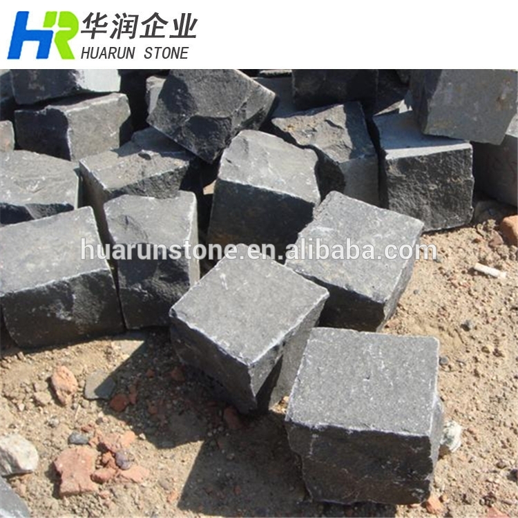 G684 Cheap Price Black Basalt Cube Stone for Sale