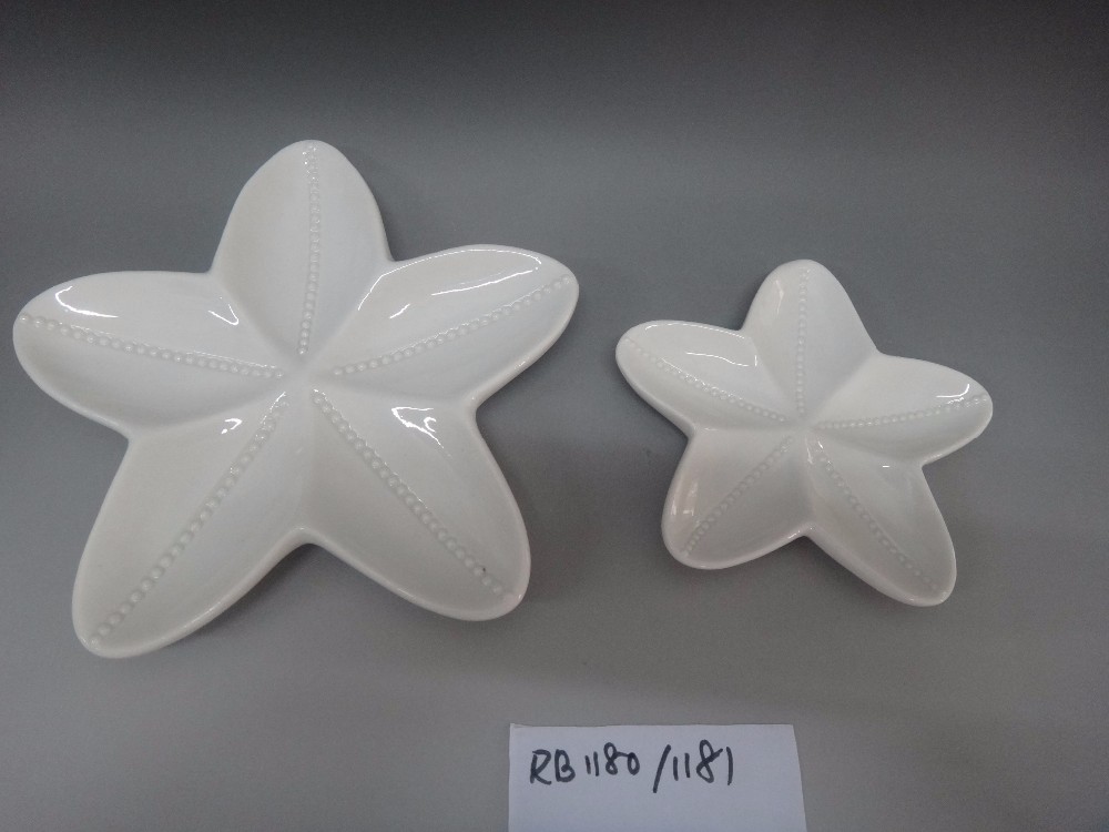 Leaf shape plate for tableware