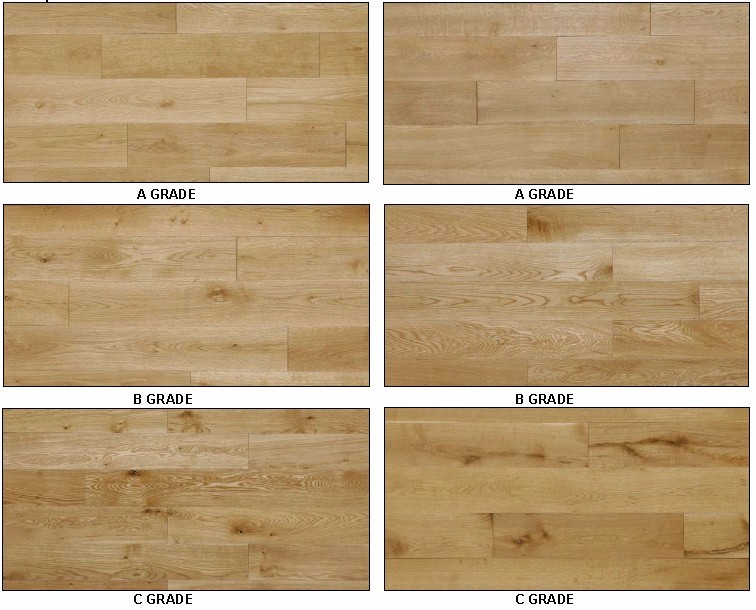 3-strip finger jointed Old Burned Style Solid Oak Hardwood Flooring