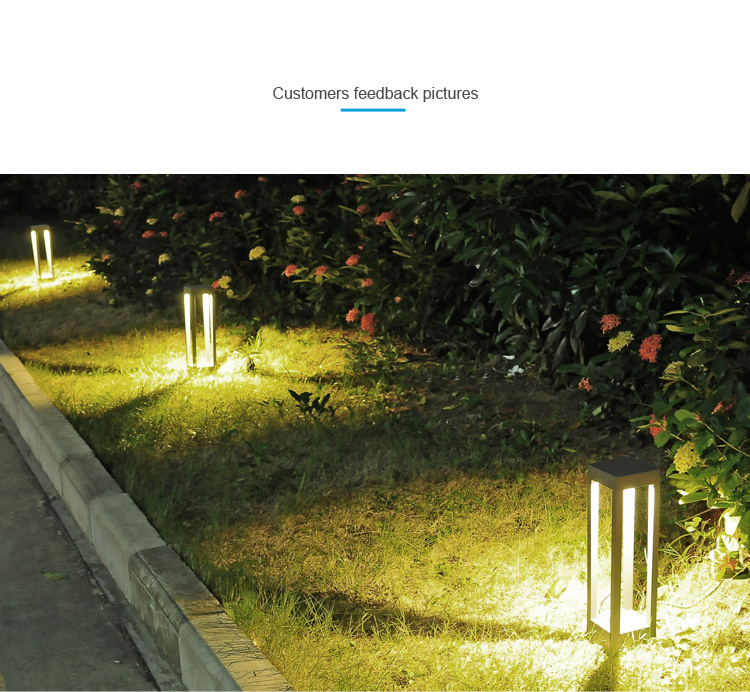 Customized Aluminum Outdoor Garden Led Bollard Lights