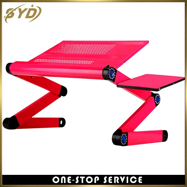 Factory direct sale hot Aluminum foldable laptop computer desk with Cooling hole