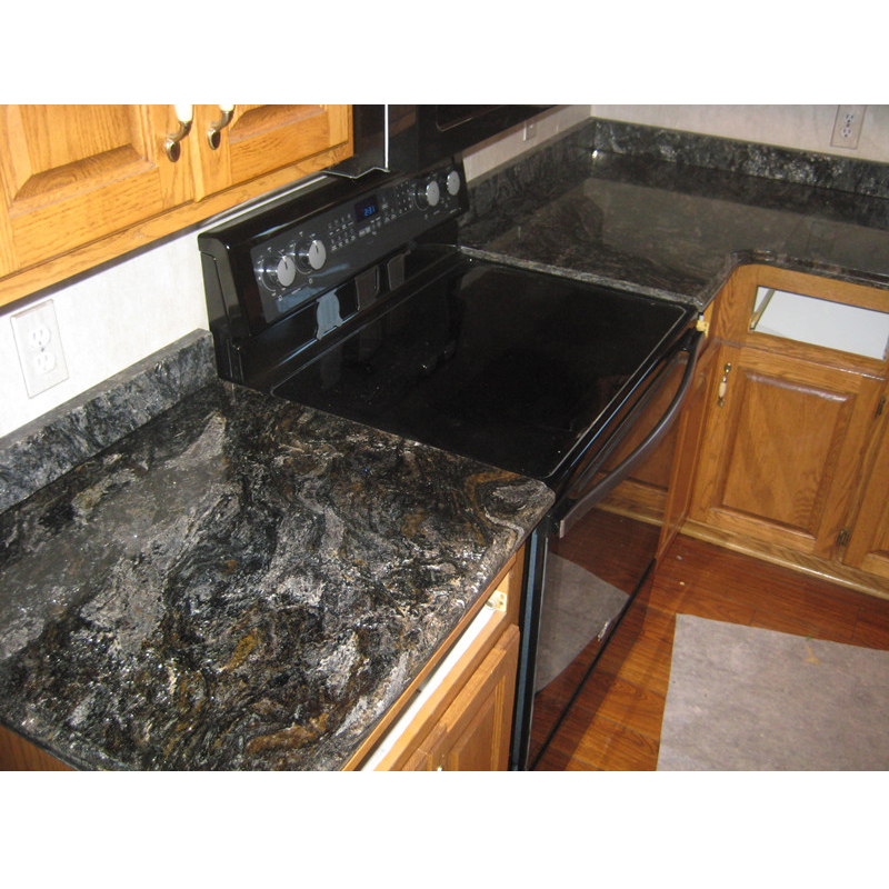 Cosmic Black Granite Countertops