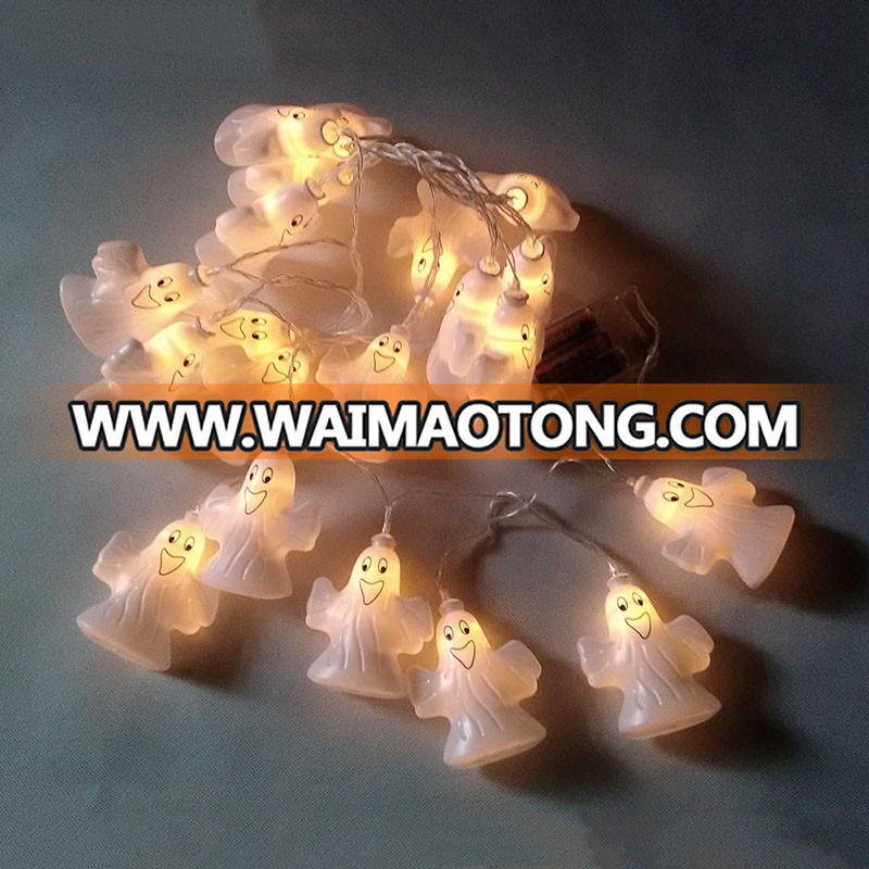 Halloween holiday decoration 20leds ghost string light battery decoration light