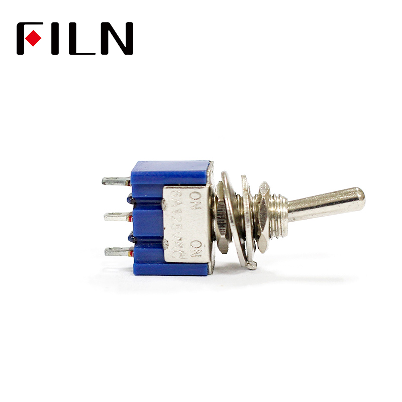 1 Pcs AC ON-ON SPDT 2 Position mini Switch 3pins MTS-102 ON ON 6A 125V blue color Small toggle switch