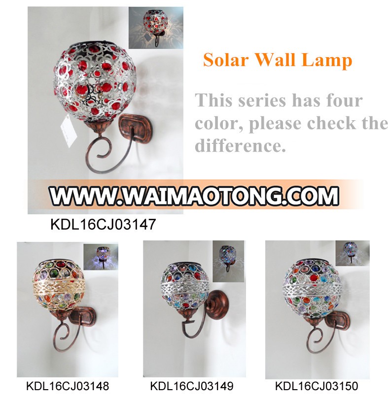 Modern Solar Garden Wall Lamp for Decoration 03150