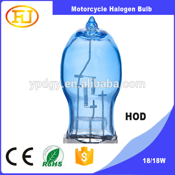 Xenon super white HOD halogen 12V 18/18W motorcycle light bulb