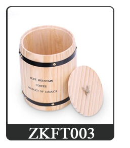 Wholesale Customized Wooden Coffee Barrel