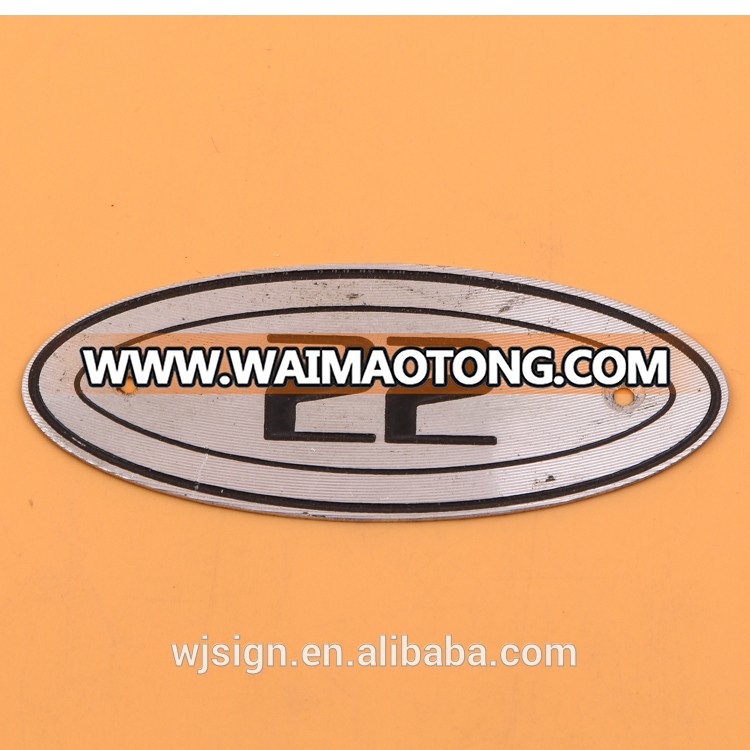 OEM Cheap Decorative Logo Etched Embossed Custom Metal logo tag