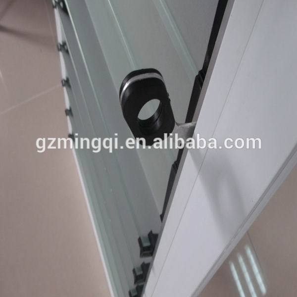 PVC frame movable jalousie window horizontal glass louver windows