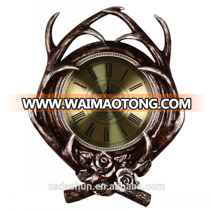 decorative wall clocks antique gold