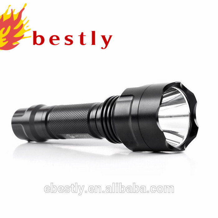 Free Shipping Super Bright UltraFire C8  XM-L T6 led flashlight 5-Mode 1300LM Camping Led Flashlight Torch Light Lamp