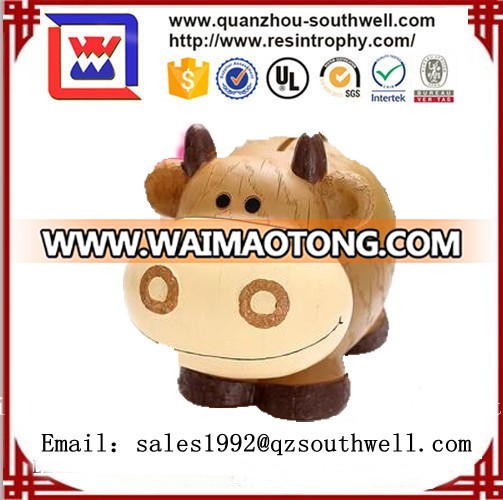 Resin piggy bank,money box,saving box for children gift