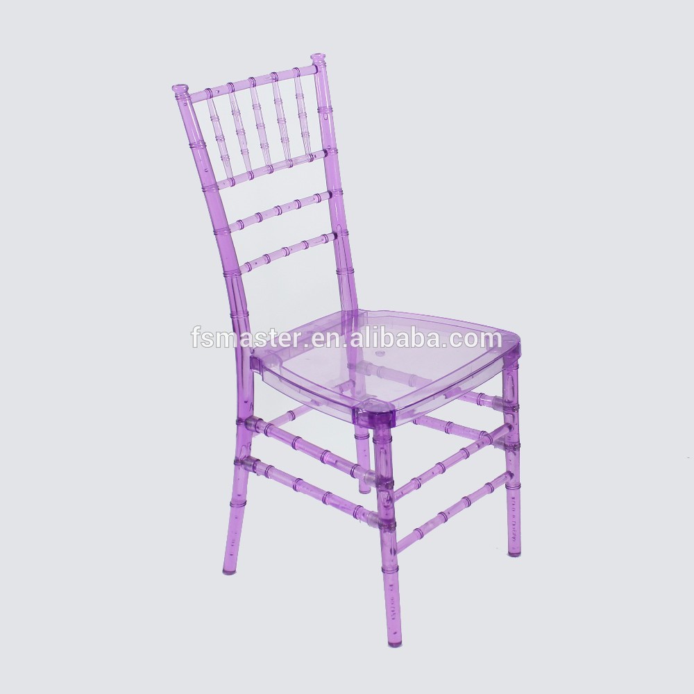 hot sale clear banquet outdoor transparent tiffany chiavari plastic chair