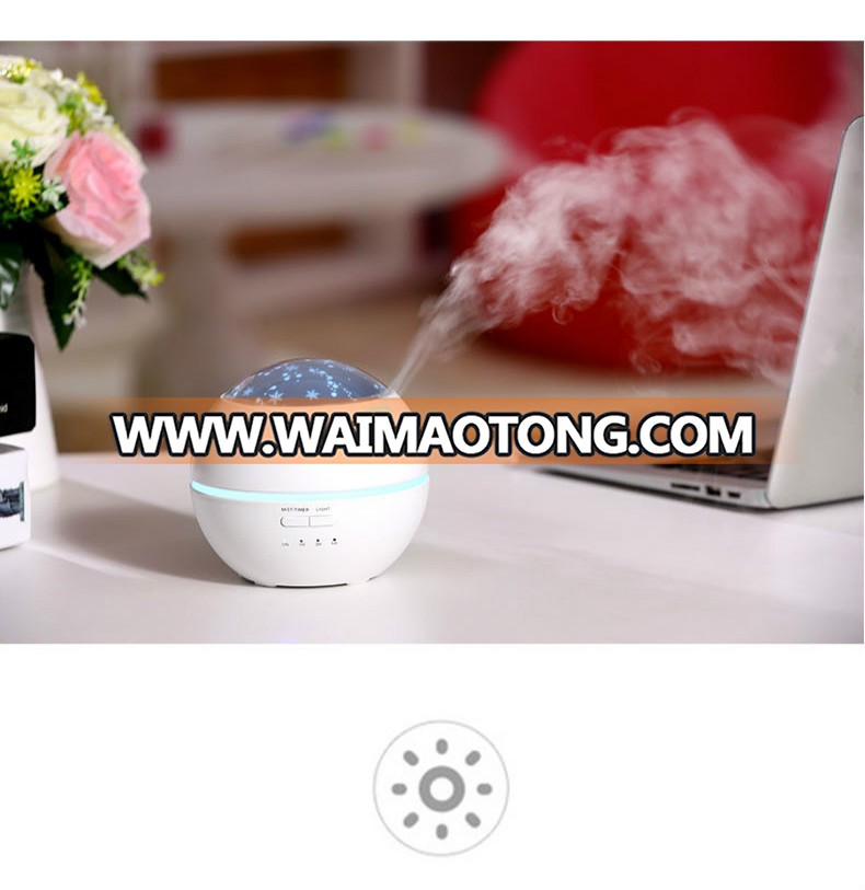 150ml Creative Light Shadow Aromatherapy Machine Mini Ultrasonic Humidifier Essential Oil Perfume Spread Incense Spray Machine