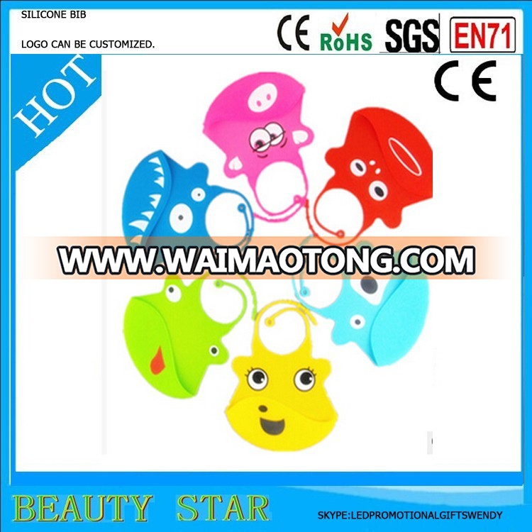 Hot selling food grade Baby bib,Wholesale silicone baby bib made in China