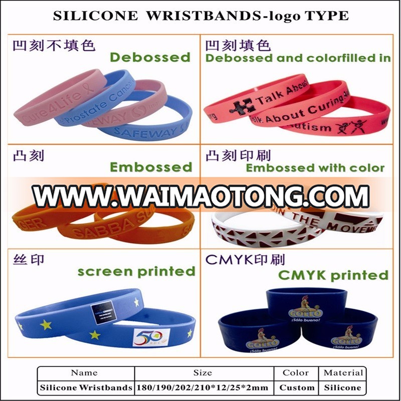 HXY Custom Business Gift Use and europe, usa, africa, asia, thailand silicone wristband