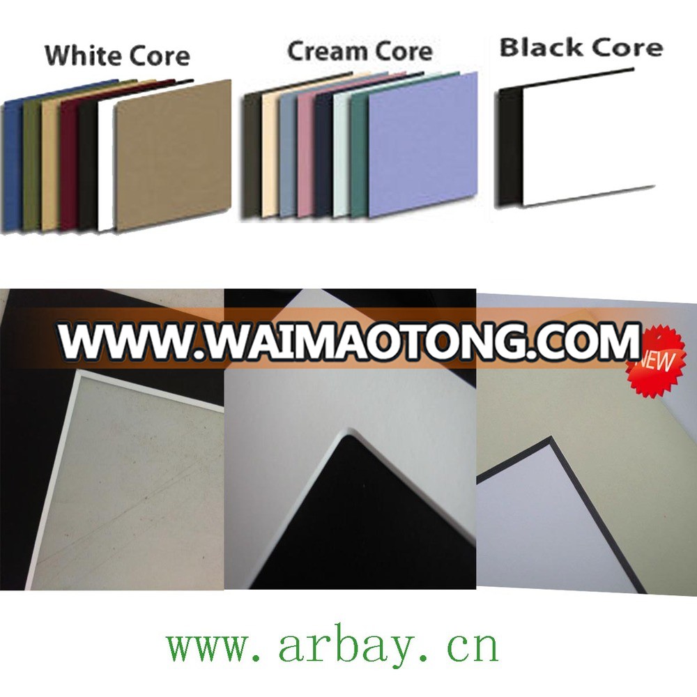 wholesale cream core multi openings mat board matboard mountboard for graduation photos