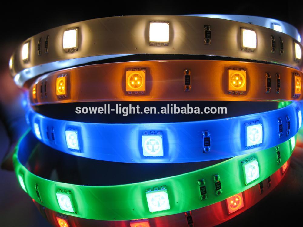 SMD 4.8W yellow/blue/red IP20 LED Strips 3528