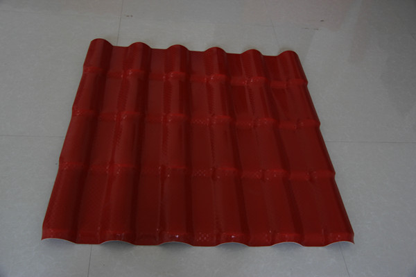 Roma 1050mm Anti UV waterproof pvc roma roof sheet/ tile roof colored venezuela PVC roof tile