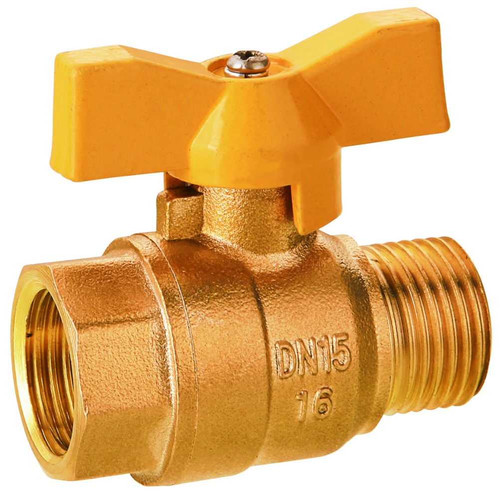 248 Brass Gas Ball Valve F/M bronze flanged ball valve npt thread brass ball valve for gas