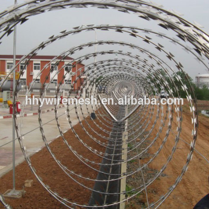 Supply contemporary cheap price high quality crossed razor barbed wire