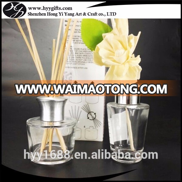 factory supply high white material glass reed diffuser bottles